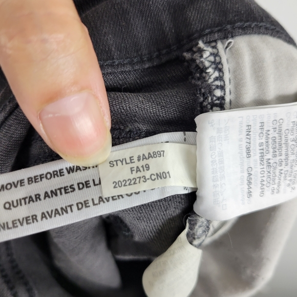 Madewell Cali Demi Boot Button Fly High Waist Cropped Boot Cut Jeans Bellspring - Picture 12 of 15